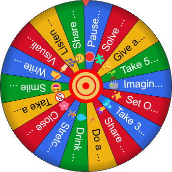 🌀 Wellness & Mindfulness SpinzyWheel 🌀