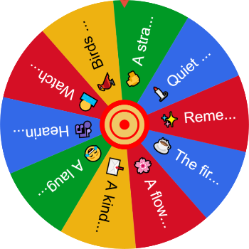 🌈 Little Things That Brighten My Day – SpinzyWheel