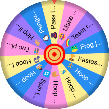 🌀 Hula Hoop Relay SpinzyWheel 🌀