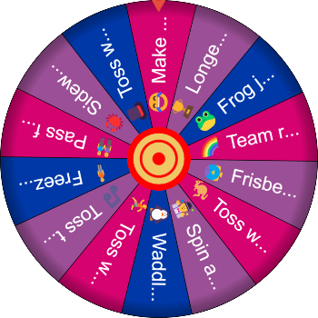 🌀 Frisbee Challenge SpinzyWheel🌀