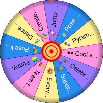 🌀 Team Photo Pose SpinzyWheel 🌀