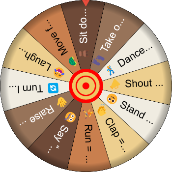 🌀 Backward Instructions Game — SpinzyWheel 🌀
