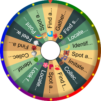 🌀Nature Scavenger Hunt SpinzyWheel🌀