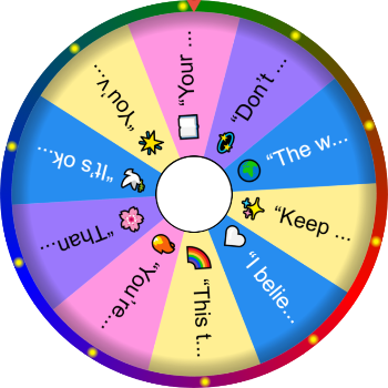 💌 Words I’ll Always Hold Close – SpinzyWheel