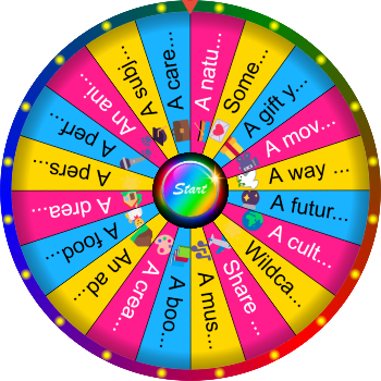 🌀 Bucket List Sharing SpinzyWheel 🌀