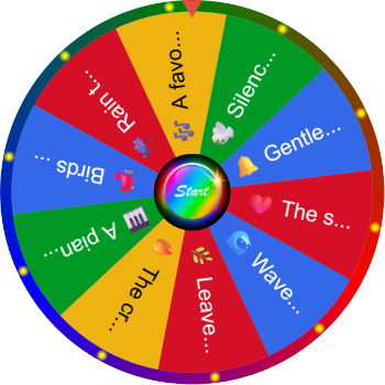 🎶 Sounds That Calm My Soul – SpinzyWheel