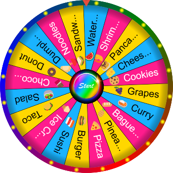🌀 Favorite Food SpinzyWheel 🌀