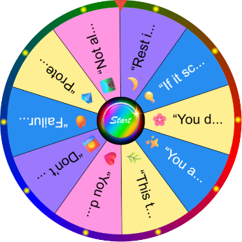 💬 Words That Have Stayed With Me – SpinzyWheel