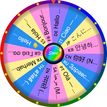 🌀 Say Hello Around the World SpinzyWheel🌀