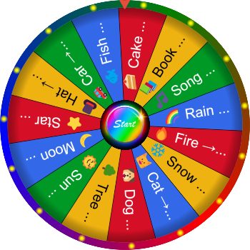 🌀 Find a Rhyming Word SpinzyWheel 🌀