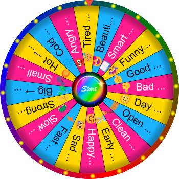 🌀 Give an Antonym SpinzyWheel 🌀