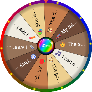 Complete the Sentence SpinzyWheel🌀