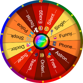 🌀 Act in Pairs (Mini Role Play) SpinzyWheel🌀