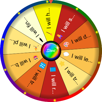 🌀 What’s My Goal Tomorrow? SpinzyWheel🌀