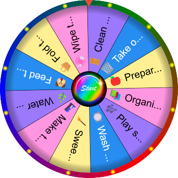 🌀 Chores at Home SpinzyWheel🌀