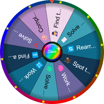 🌀 Solve a Puzzle Together SpinzyWheel🌀