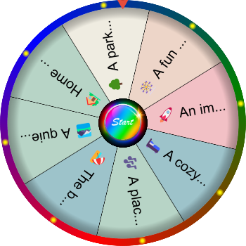 🌀 🌴 Think of a Happy Place SpinzyWheel 🌀