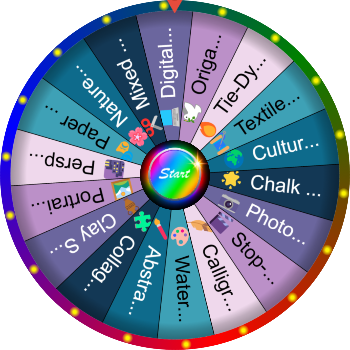 🌀 🎨 Favorite Art Project SpinzyWheel 🌀