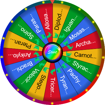 🌀 Name a Dinosaur SpinzyWheel 🌀