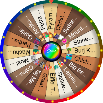 Share a Famous Monument SpinzyWheel
