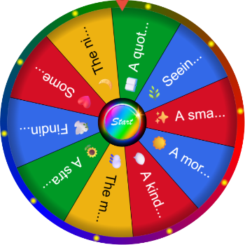 🌈 Moments That Renewed My Hope – SpinzyWheel