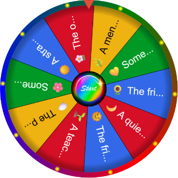 🌻 People Who Helped Me Bloom – SpinzyWheel