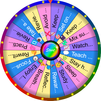 🌀Share One Study Tip SpinzyWheel🌀
