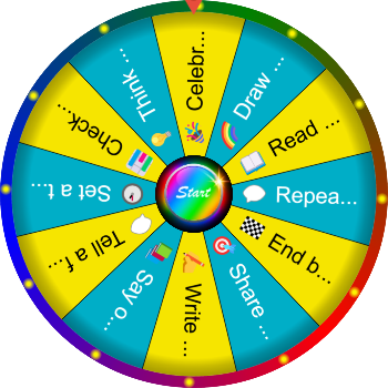 🌀Share a Learning Goal SpinzyWheel 🌀
