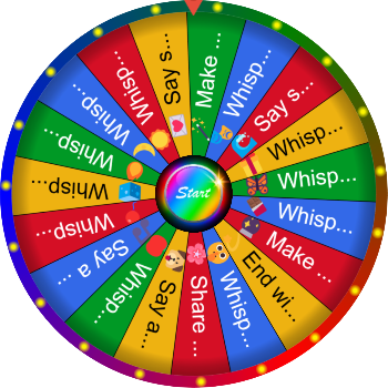 🌀 Whisper A Secret Word Spinzy Wheel🌀