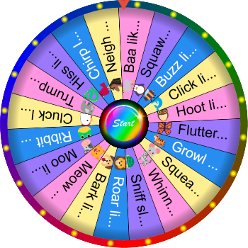 🌀 Make an Animal Sound SpinzyWheel 🌀
