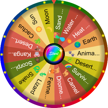 🌀Name a Desert Animal SpinzyWheel🌀