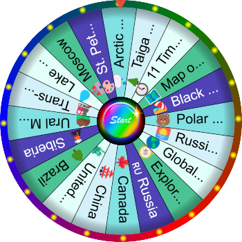 🌀What Is the Largest Country in the World? SpinzyWheel 🌍🇷🇺🌀