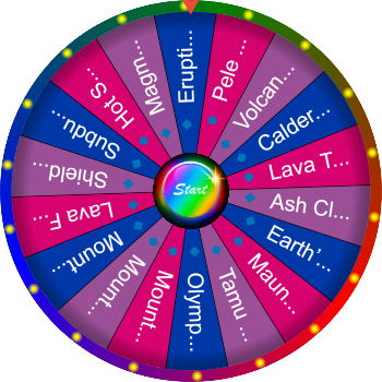 🌀What Is the Largest Volcano? SpinzyWheel 🌋🌍🌀