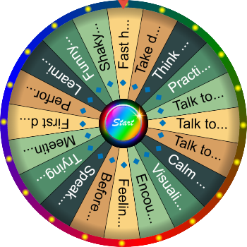 🌀 😟 When Do You Feel Nervous? SpinzyWheel 🌀  Category: 🧠 Social-Emotional Learning / Emotional Awareness🌀