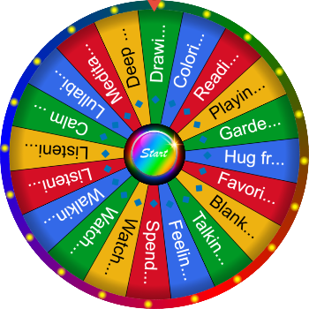 🌀 🌸 What Helps You Feel Peaceful? SpinzyWheel 🌀 🌀