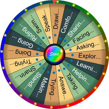 🌀 🦁 When Do You Feel Brave? SpinzyWheel 🌀🌀