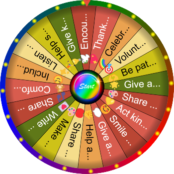 🌀 What Can You Do to Spread Kindness — SpinzyWheel🌀