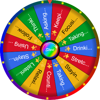 🌀 What Helps You Stay Calm in Class? — SpinzyWheel🌀