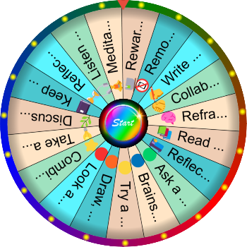 🌀 What Helps You Think Creatively? — SpinzyWheel 🌀