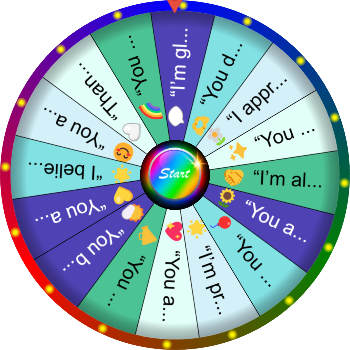 🌀 Say One Kind Word to a Friend – SpinzyWheel 🌀