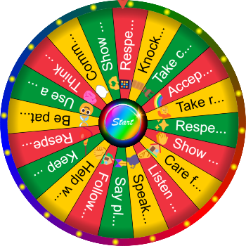 🌀 How Do You Show Respect at Home? – SpinzyWheel 🌀