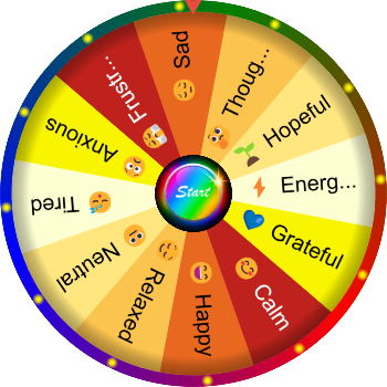 🌀 One Word for Your Mood Today – Simple Emotional Check-In SpinzyWheel🌀