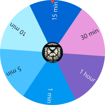 Random Time Wheel – Spin to Pick a Time (1 Min to 1 Hour)