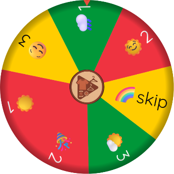 Spin the Wheel: ☀️1, 😌3, 🌧️1 koja