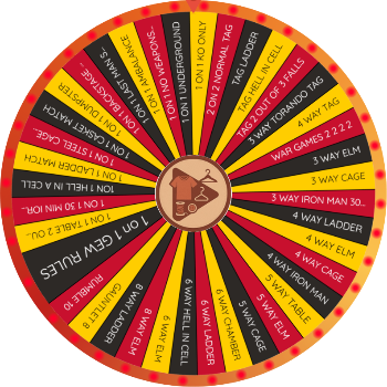 Spin to Decide: 1 on 1 gew rules, 1 on 1 table 2 out of 3 falls, 1 on 1 30 min iorn man match 4xo2