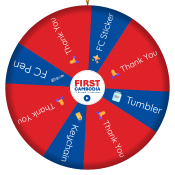 Spin the Wheel: 🏷️ keychain, 🙏 thank you, 🖋️ fc pen s2nw