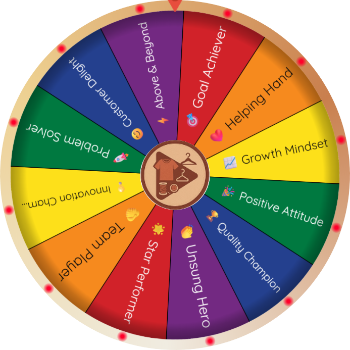 Spin the Wheel: 🌟 star performer, 🤝 team player, 💡 innovation champion sn41