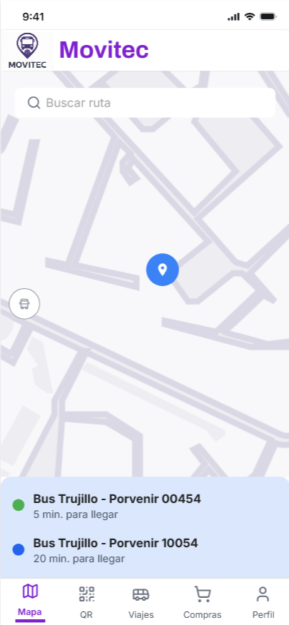 Mapa de rutas