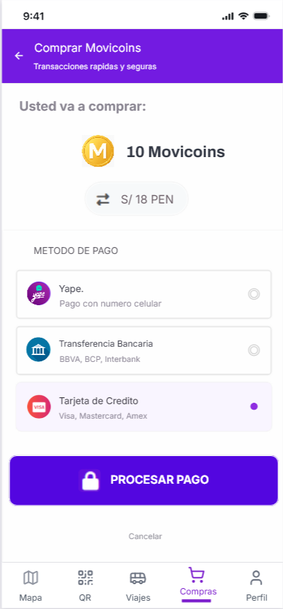 Proceso de pago