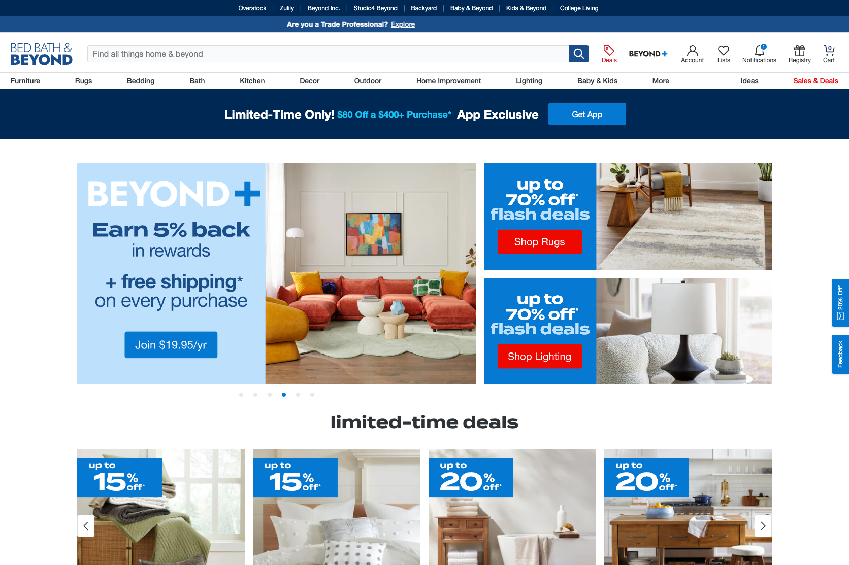 Screenshot of Beyond, Inc. work contributions